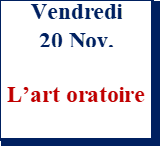 Vendredi 20 nov. - Professionnels de l’immobilier : augmenter votre efficacité commerciale grâce à l’art oratoire